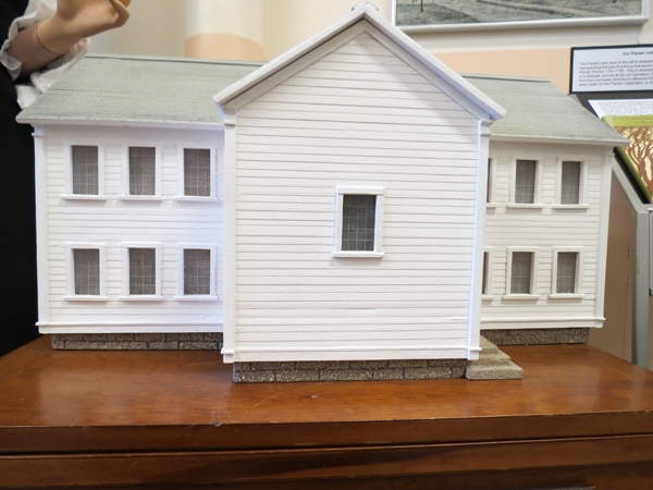 Model showing from of First Presbyterian Church, Truro, Nova Scotia.