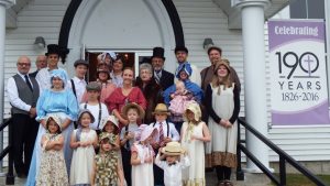 Group of people at Keswick Ridge United Church.